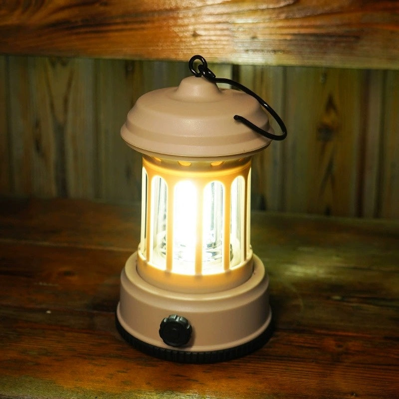Portable Rechargeable Camping Lantern with Long Battery Life and Ambient Light