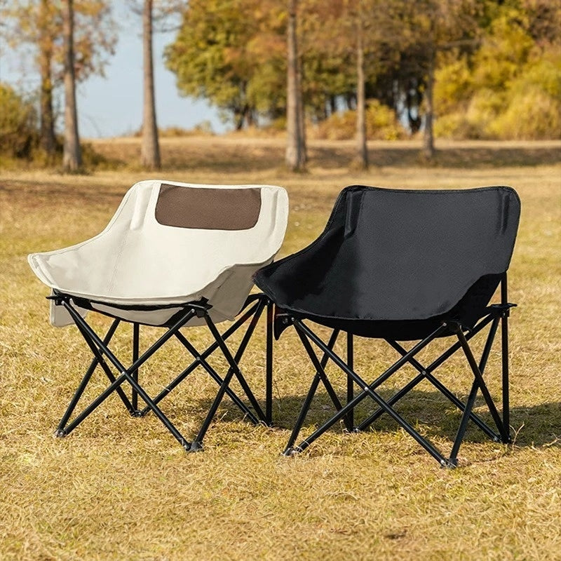Portable Folding Moon Chair Outdoor Camping Recliner for Fishing and Beach