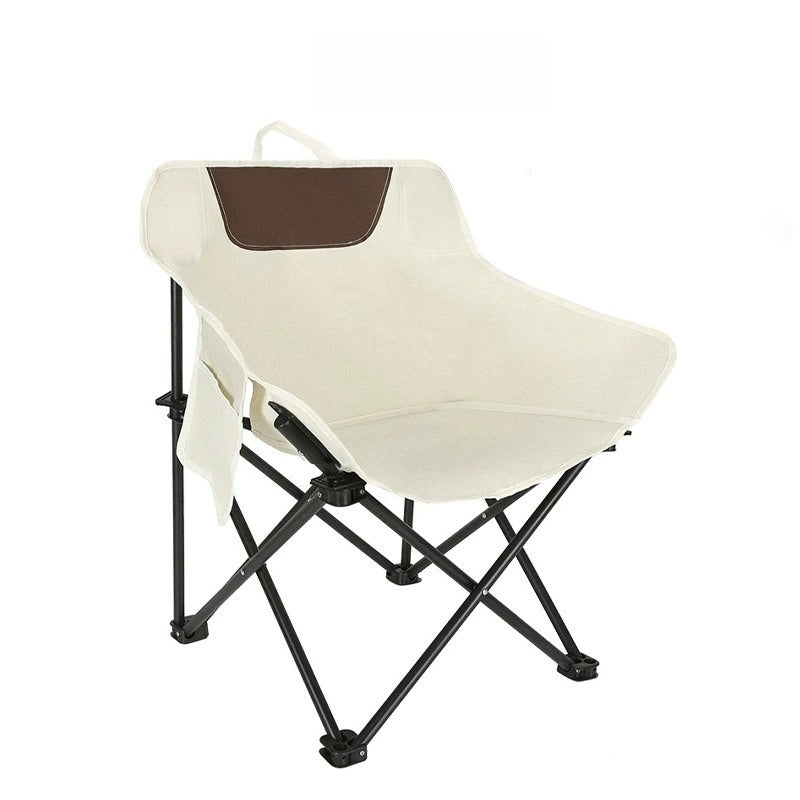 Portable Folding Moon Chair Outdoor Camping Recliner for Fishing and Beach