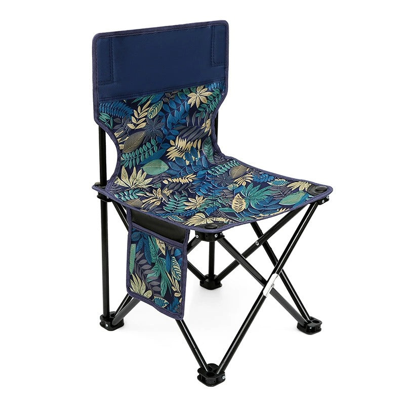 Portable Folding Outdoor Chair Oxford Fabric Camping Fishing Stool