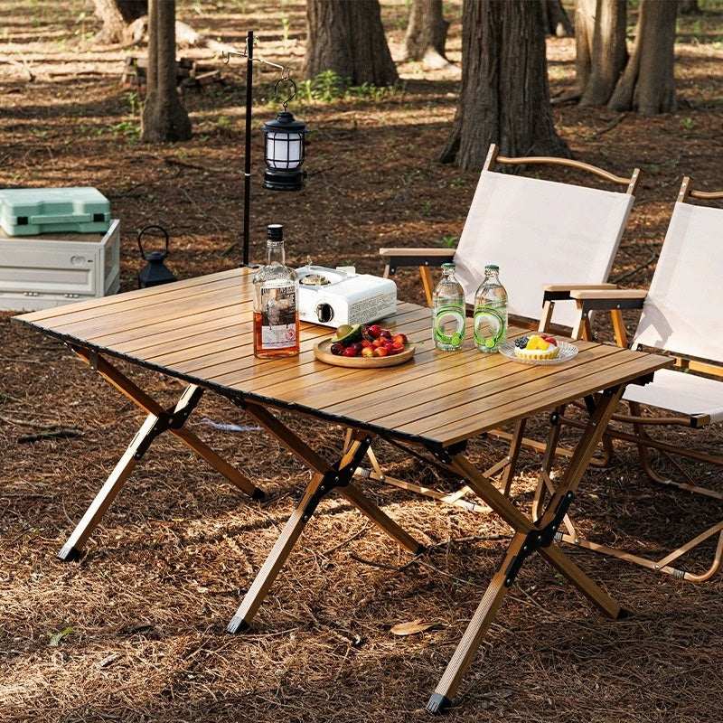 Portable Folding Camping Table and Chairs Set for Outdoor BBQ and Picnic