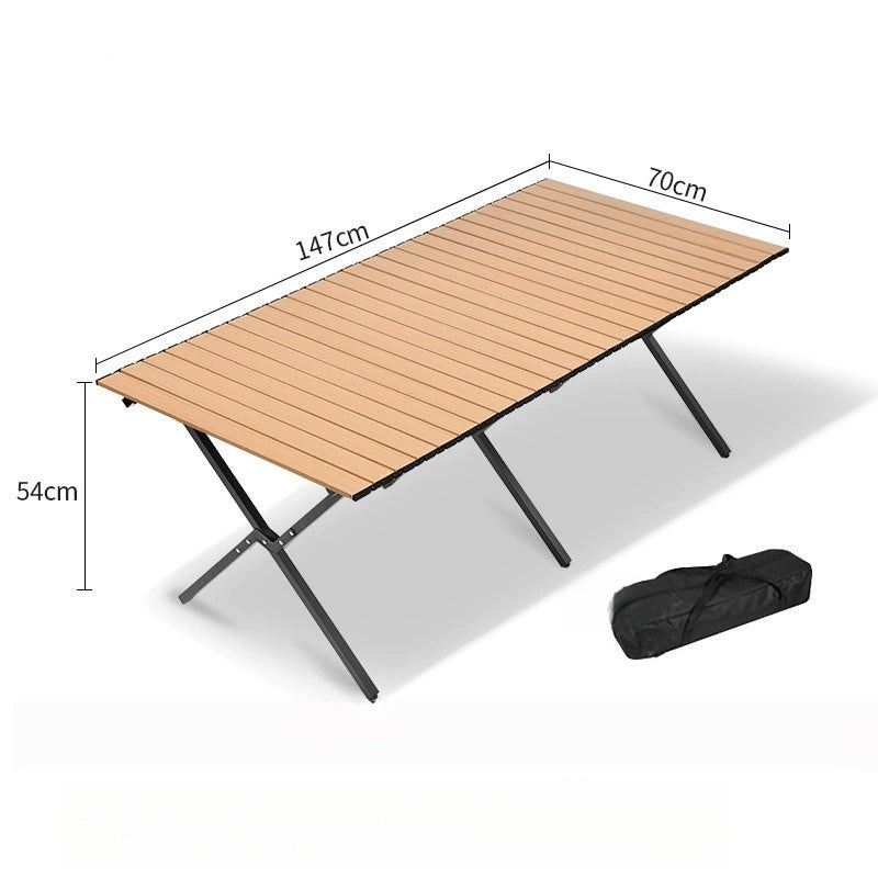 Portable Folding Camping Table and Chairs Set for Outdoor BBQ and Picnic